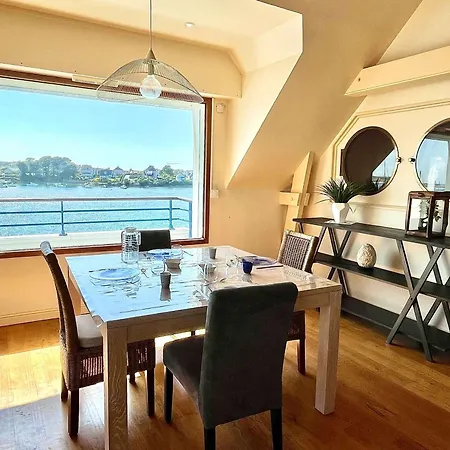 - Duplex 4 Pieces Moderne, Wifi, Parking, Vue Sur La Ria, Proche Et Centre Nautique - Fr-1-479-179 Appartamento Étel